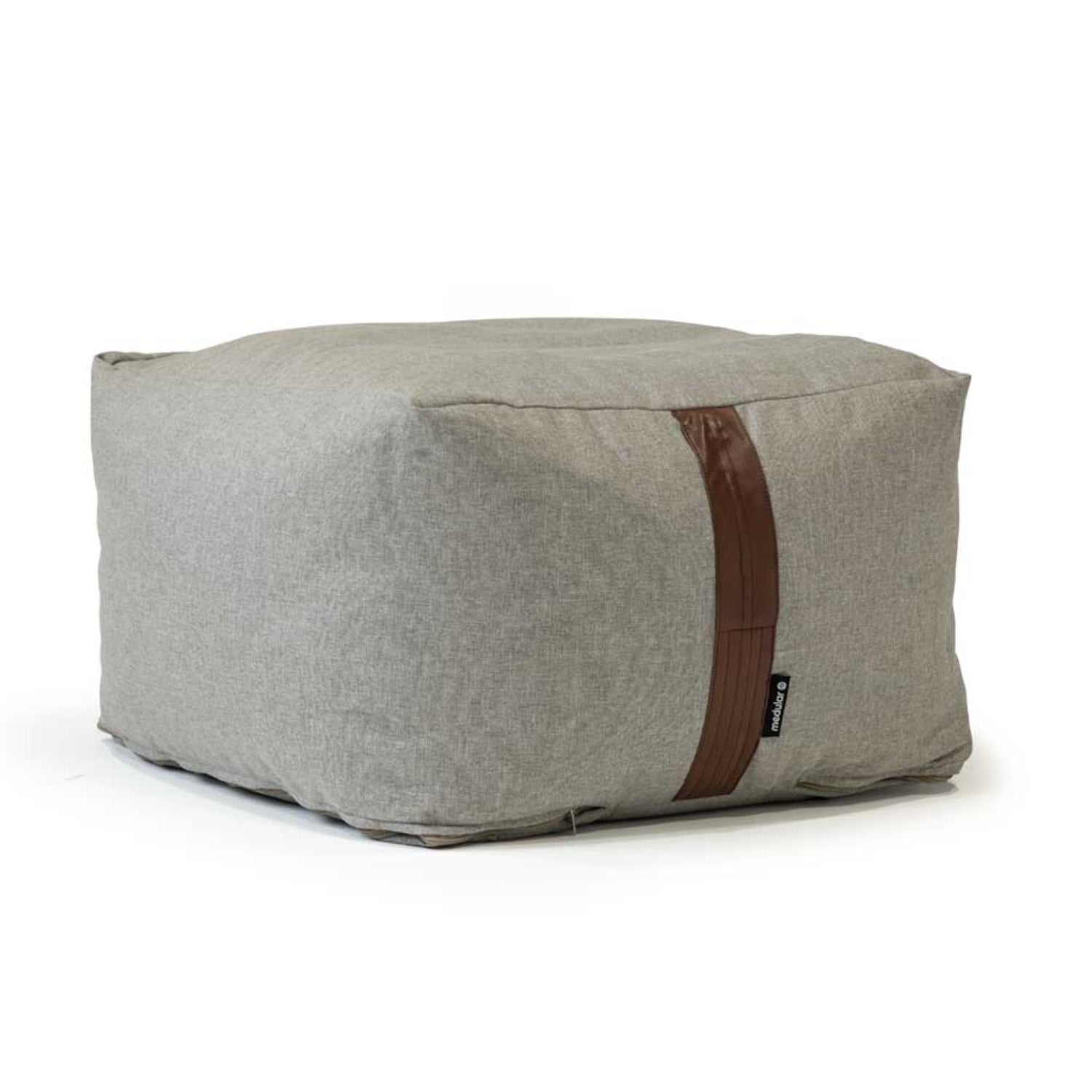 Pouf Medular Square Gris Acero