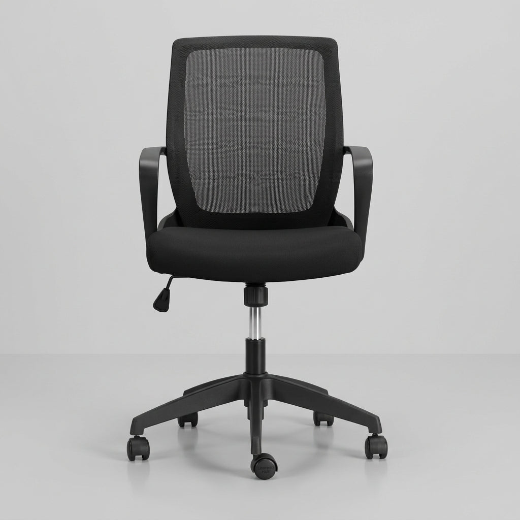 Silla oficina Ejecutiva R6 Negra - Medular Diseño Sillas de Escritorio