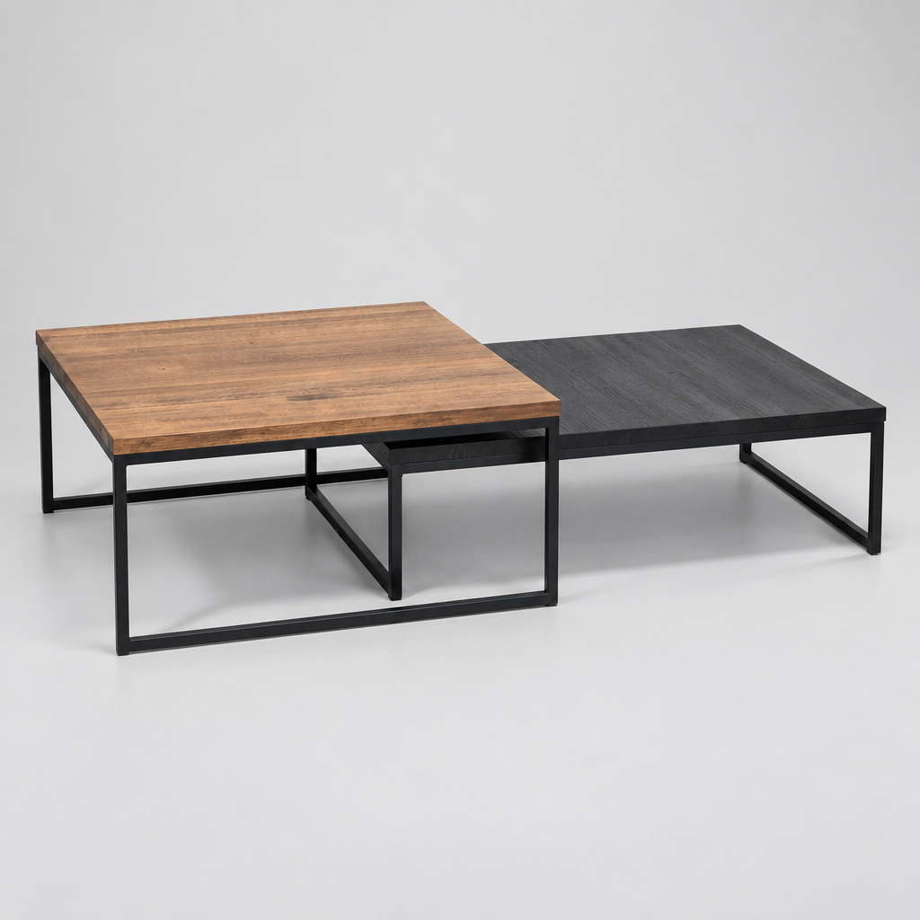 Mesa de Centro Duo Wood Black