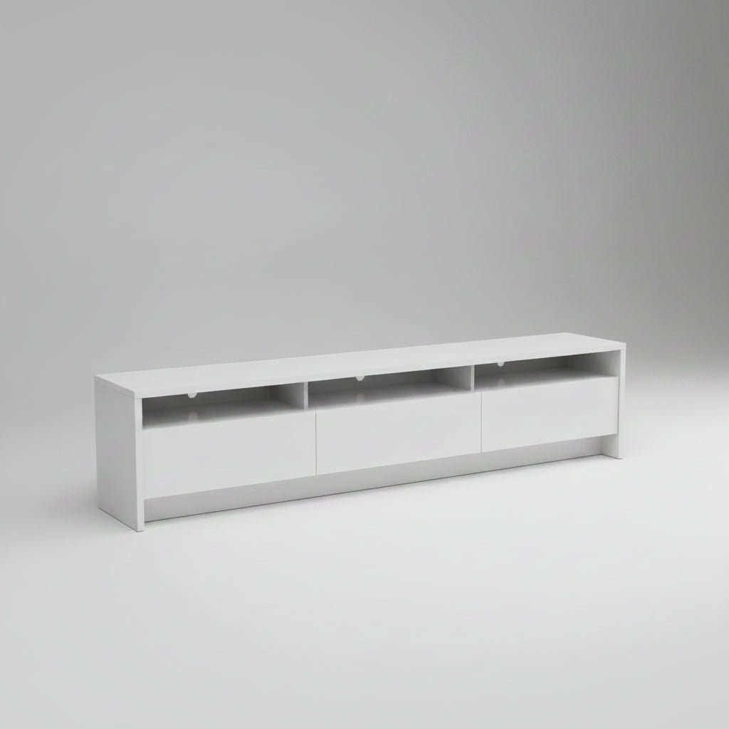Rack Aspen 2.2 Blanco – Mueble de TV de 220 cm