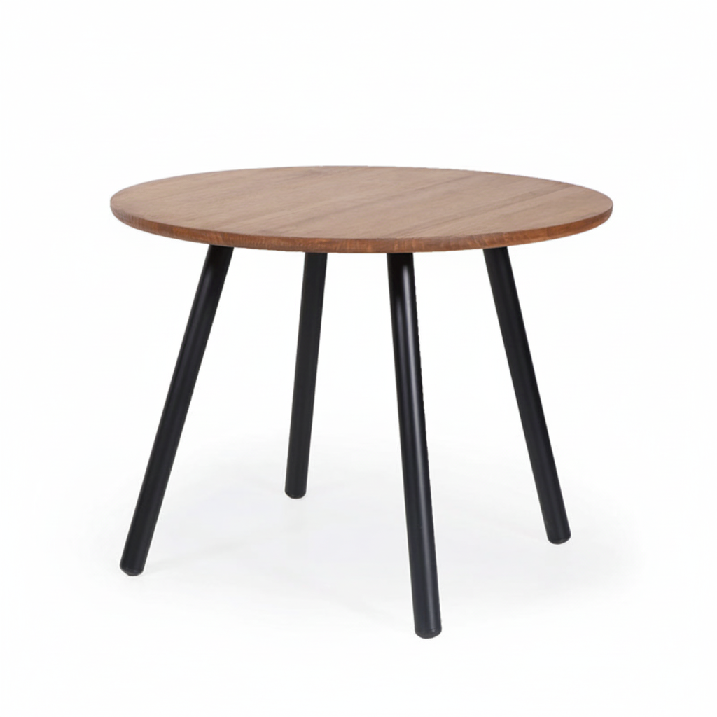 Mesa de Comedor Aula Nogal 4P - Medular Diseño Mesas de Comedor
