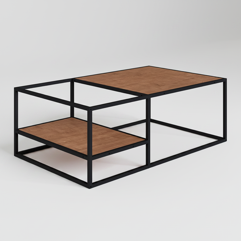 Mesa de Centro Steel Quadra - Medular Diseño Mesas de Centro