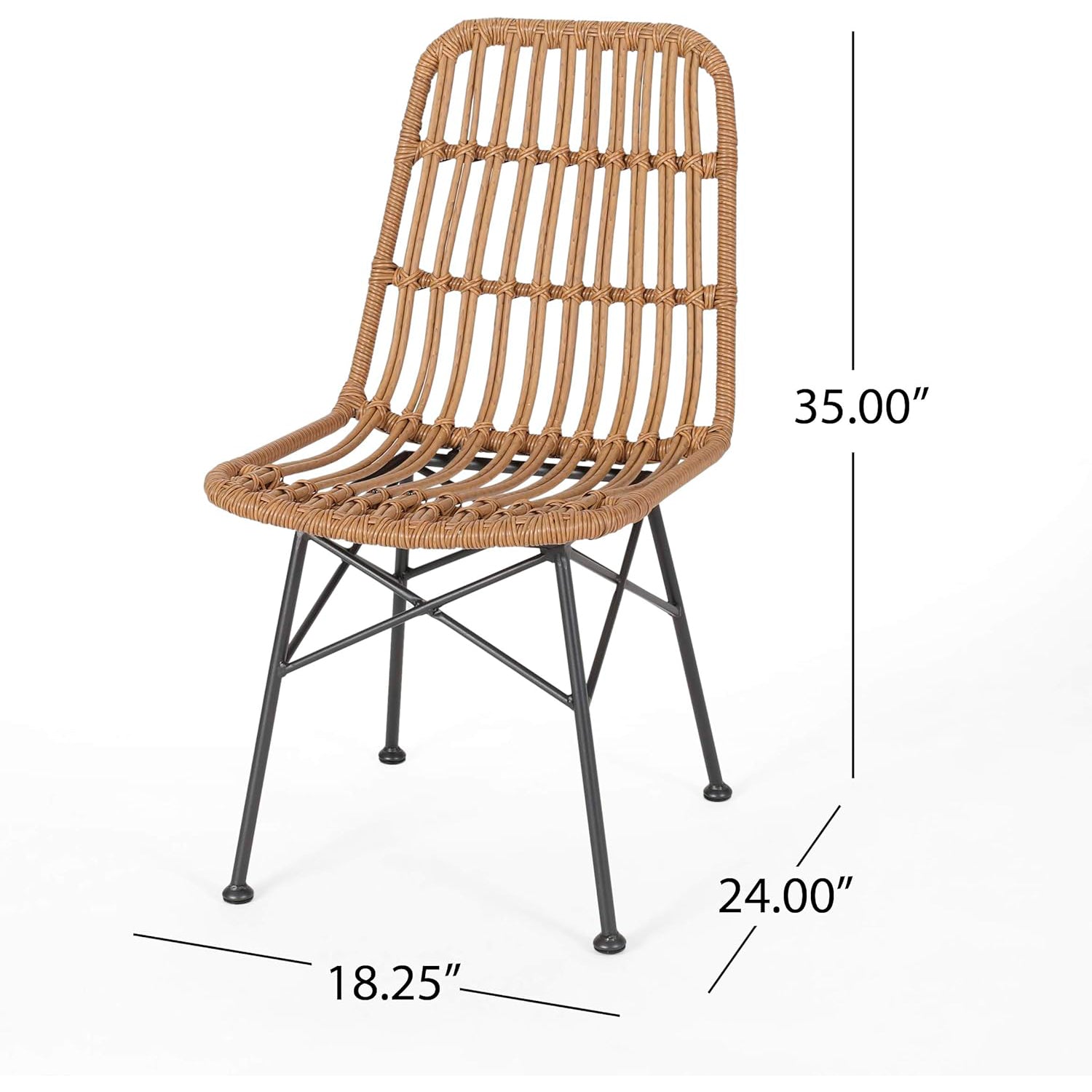 Silla Vika Ratan Natural