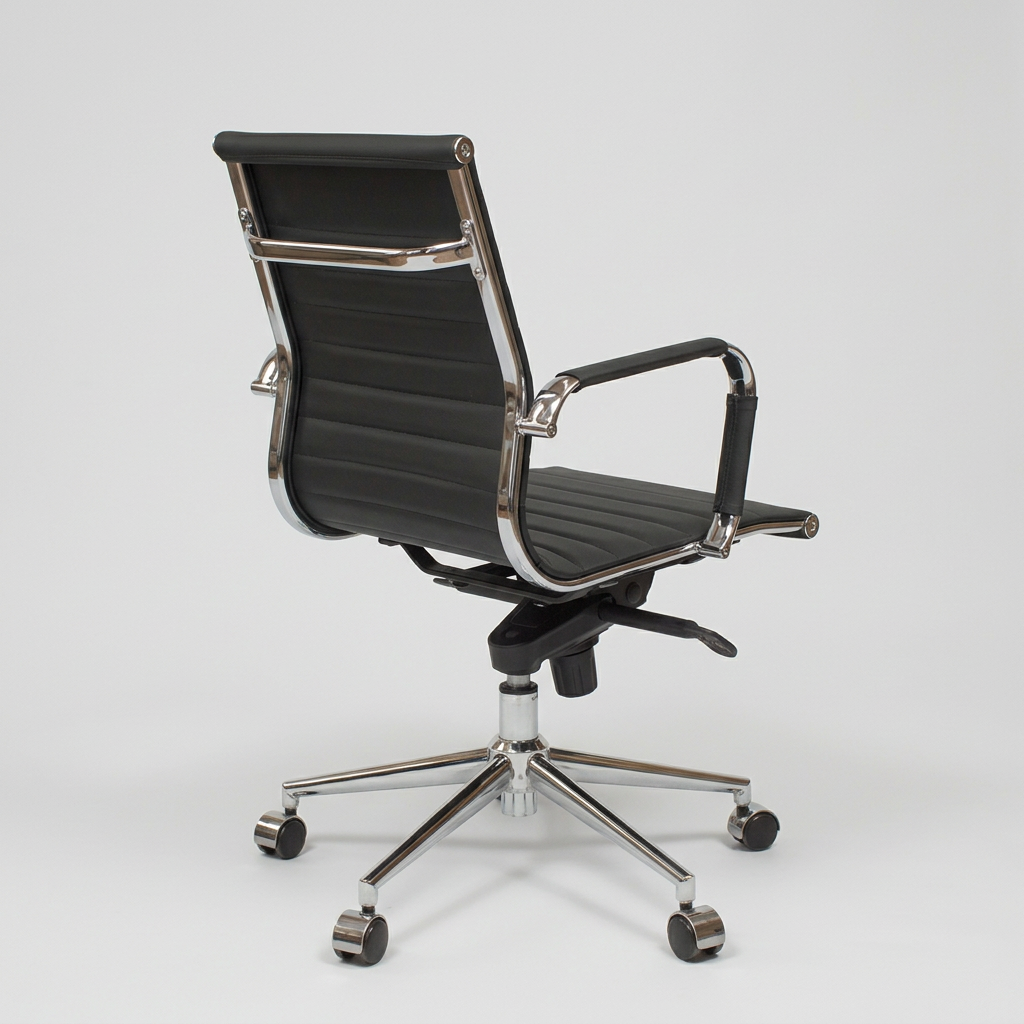 Silla oficina Bishop Baja Negra