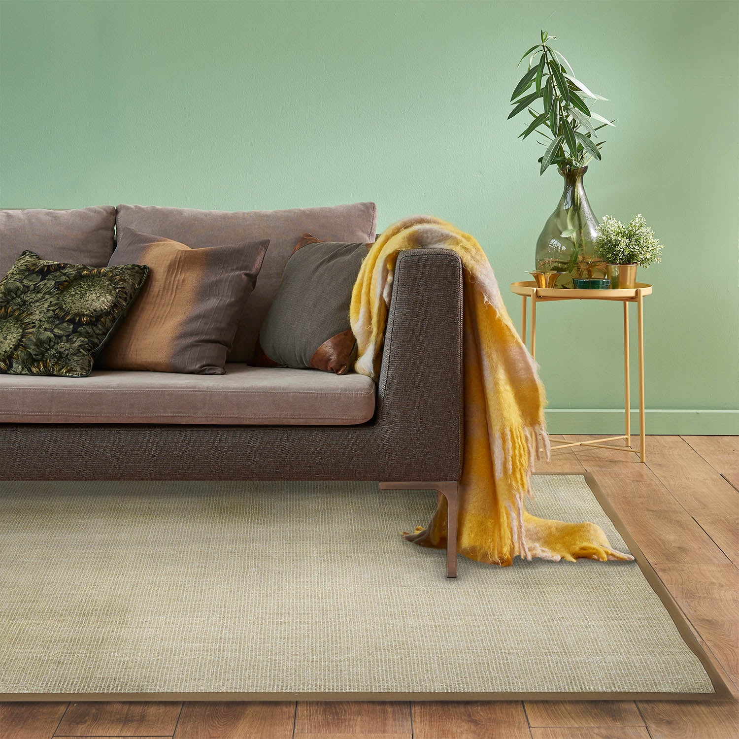 Alfombra Sisal Border Sahara