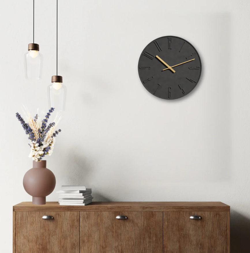 Reloj de Pared Oslo Gris Oscuro