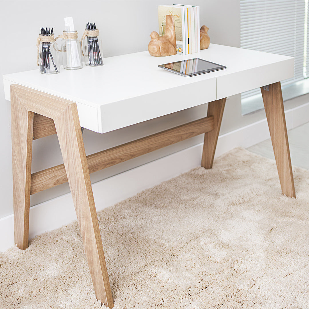 Escritorio Mini White Wood