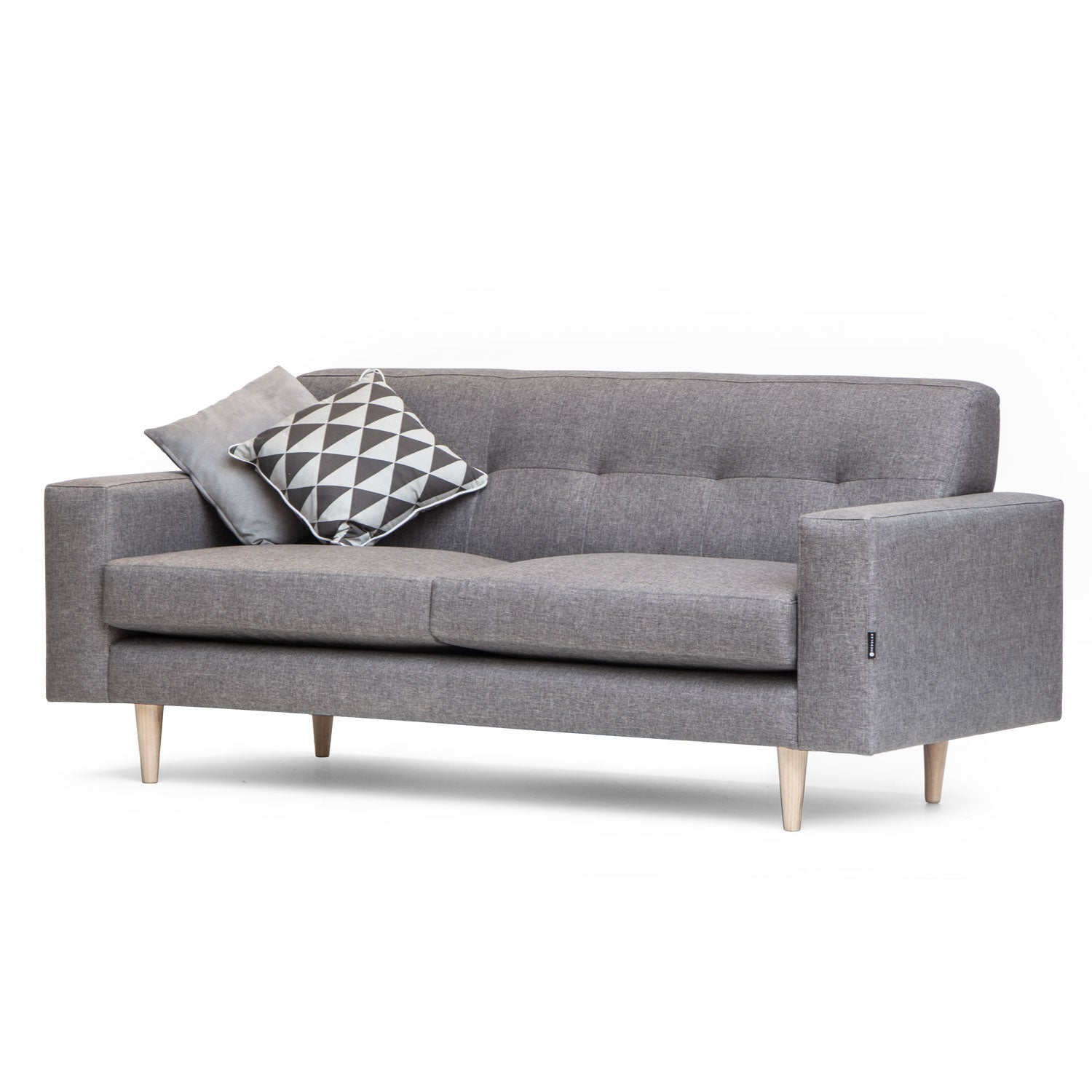 Sofá Atolón Gris Acero 3 cuerpos