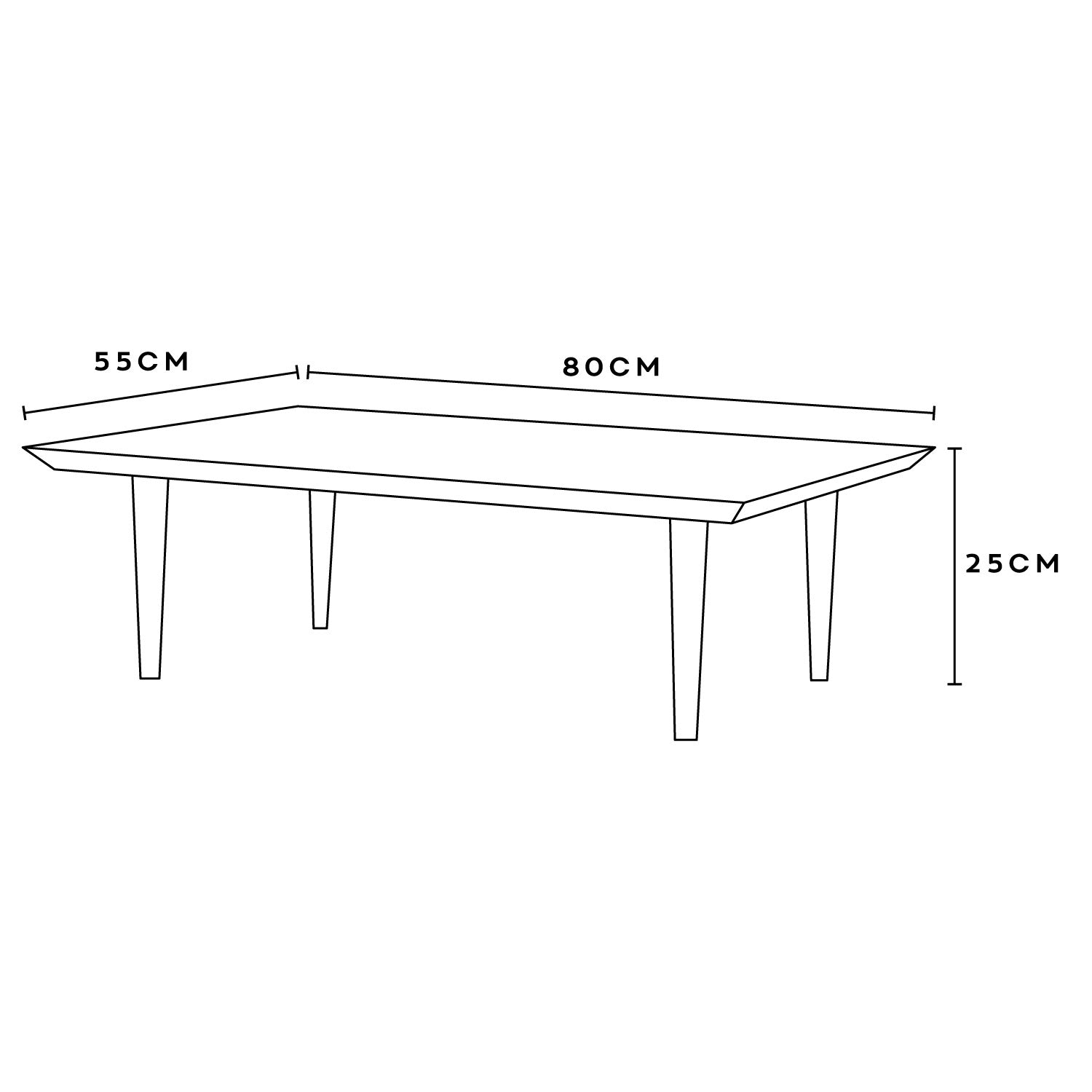 Mesa de Centro Norska Rectangular