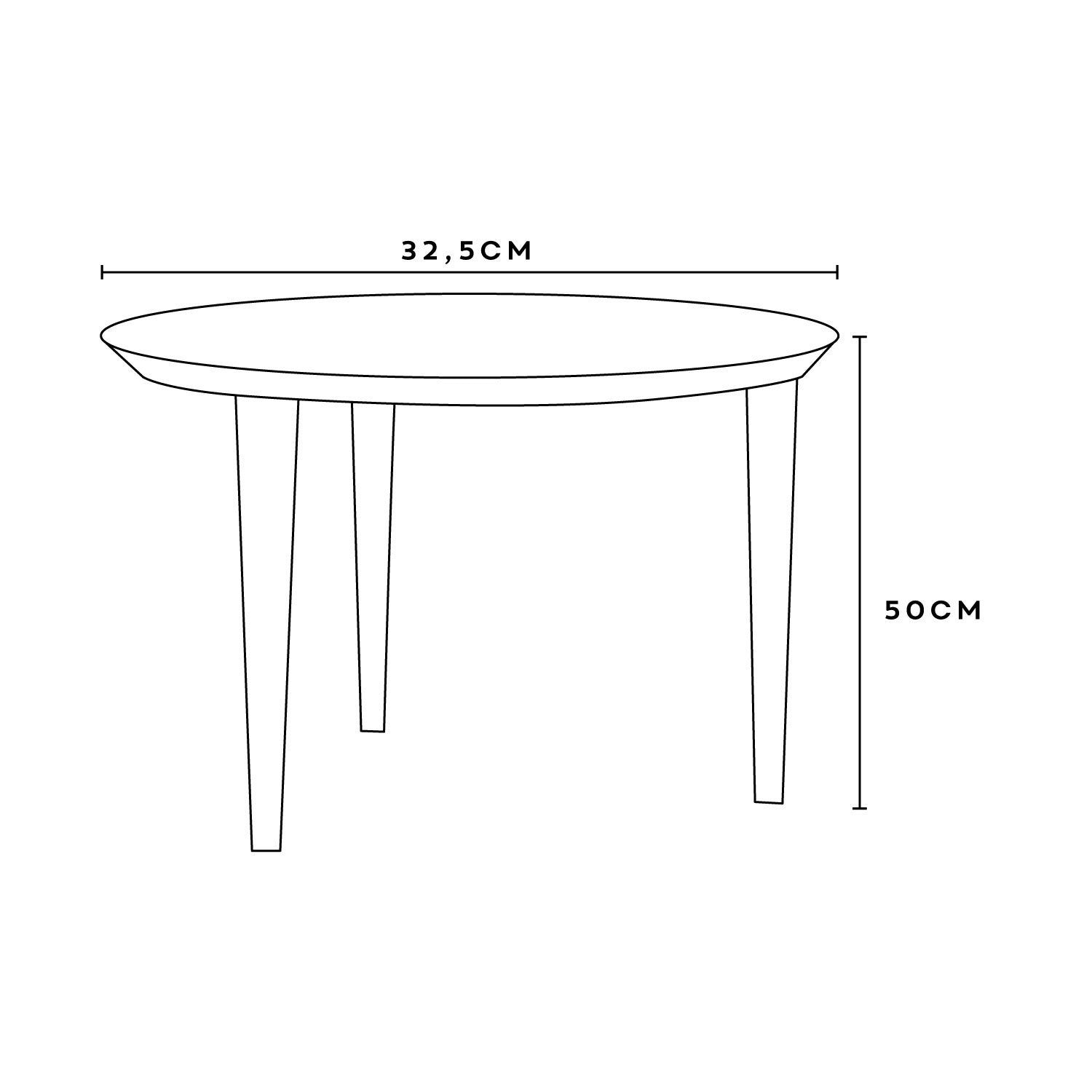 Mesa de Centro Norska Redonda