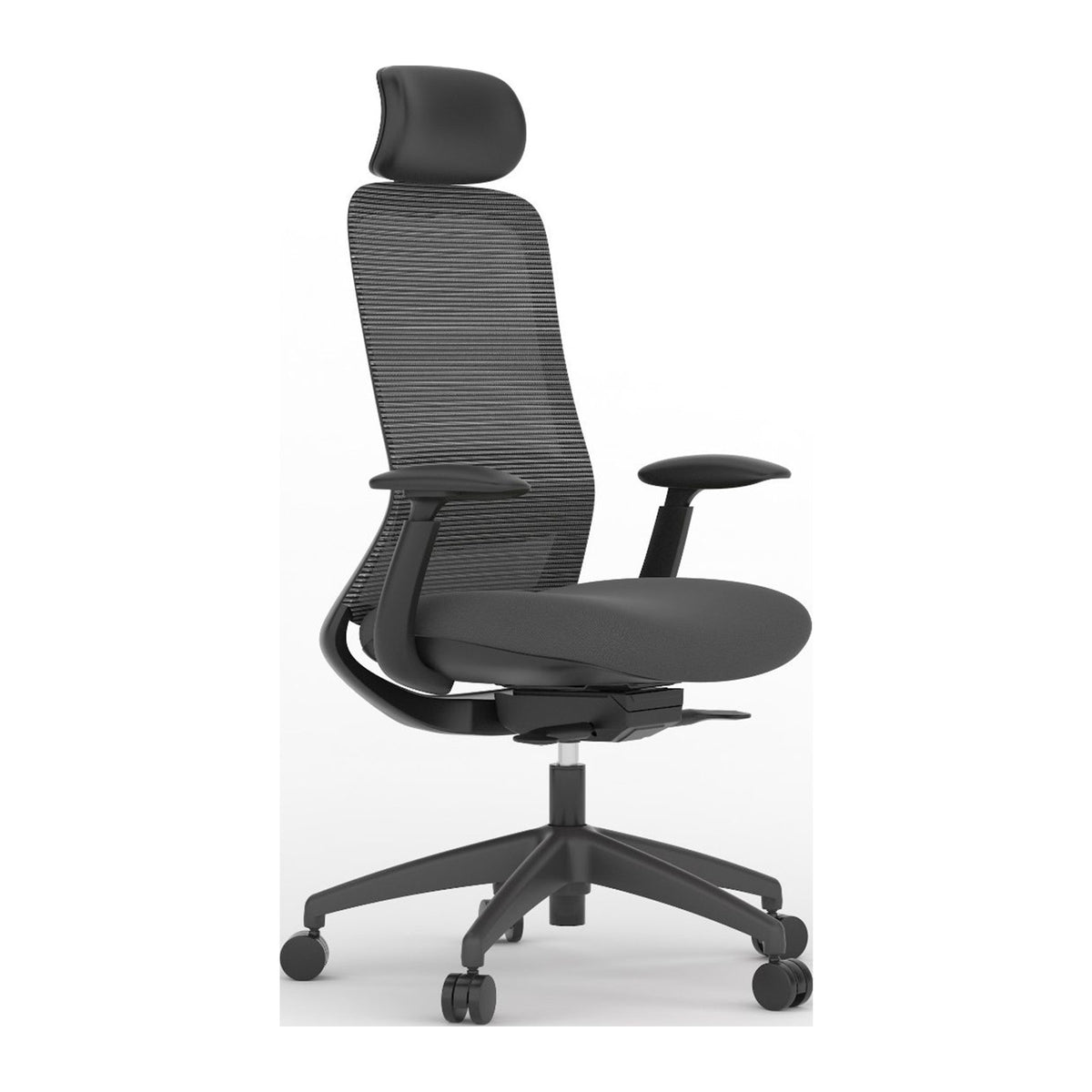 Silla oficina Maihue con cabecera, vista frontal