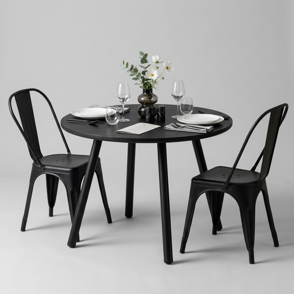 Silla Tolix Negro