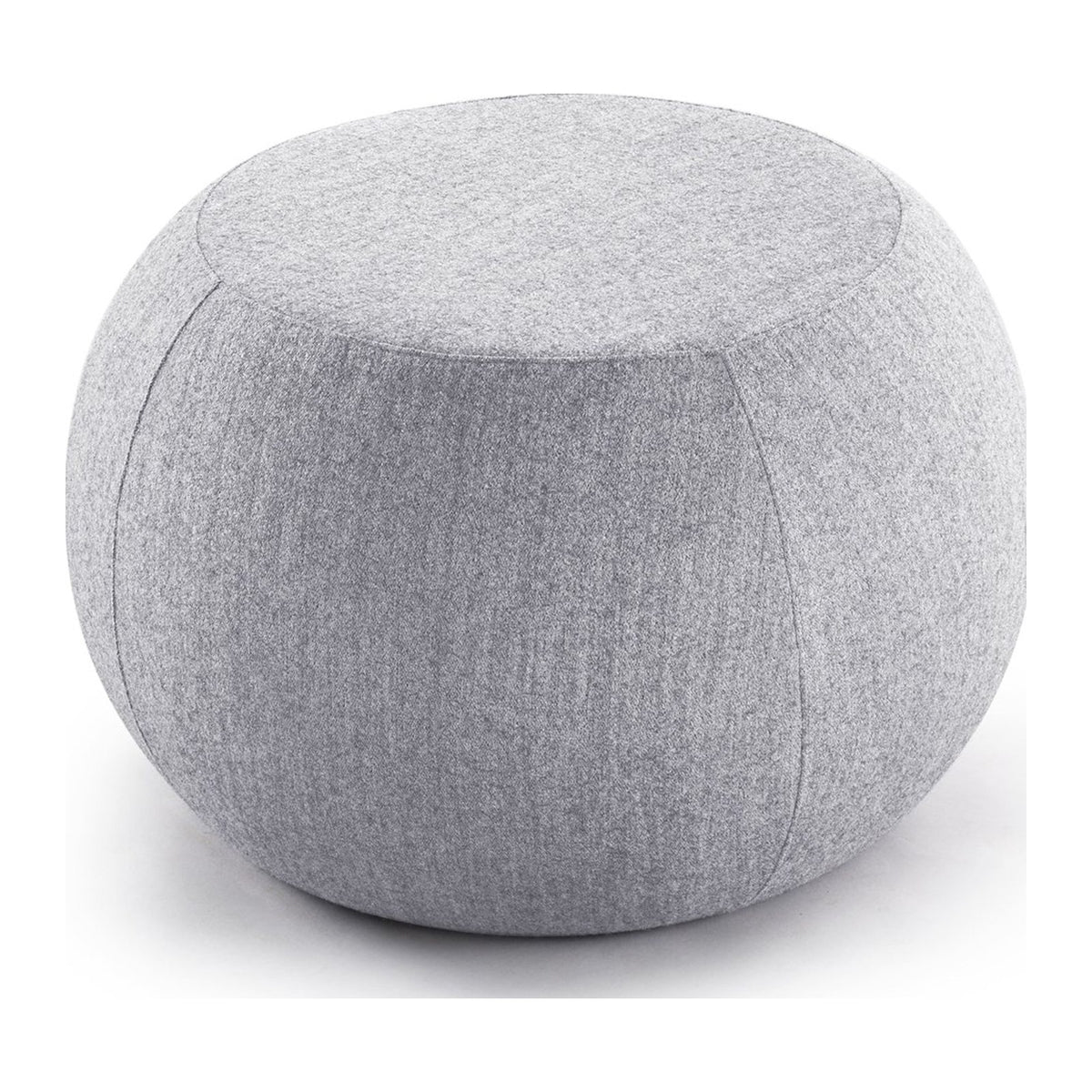 Puff Momo gris, vista en ángulo