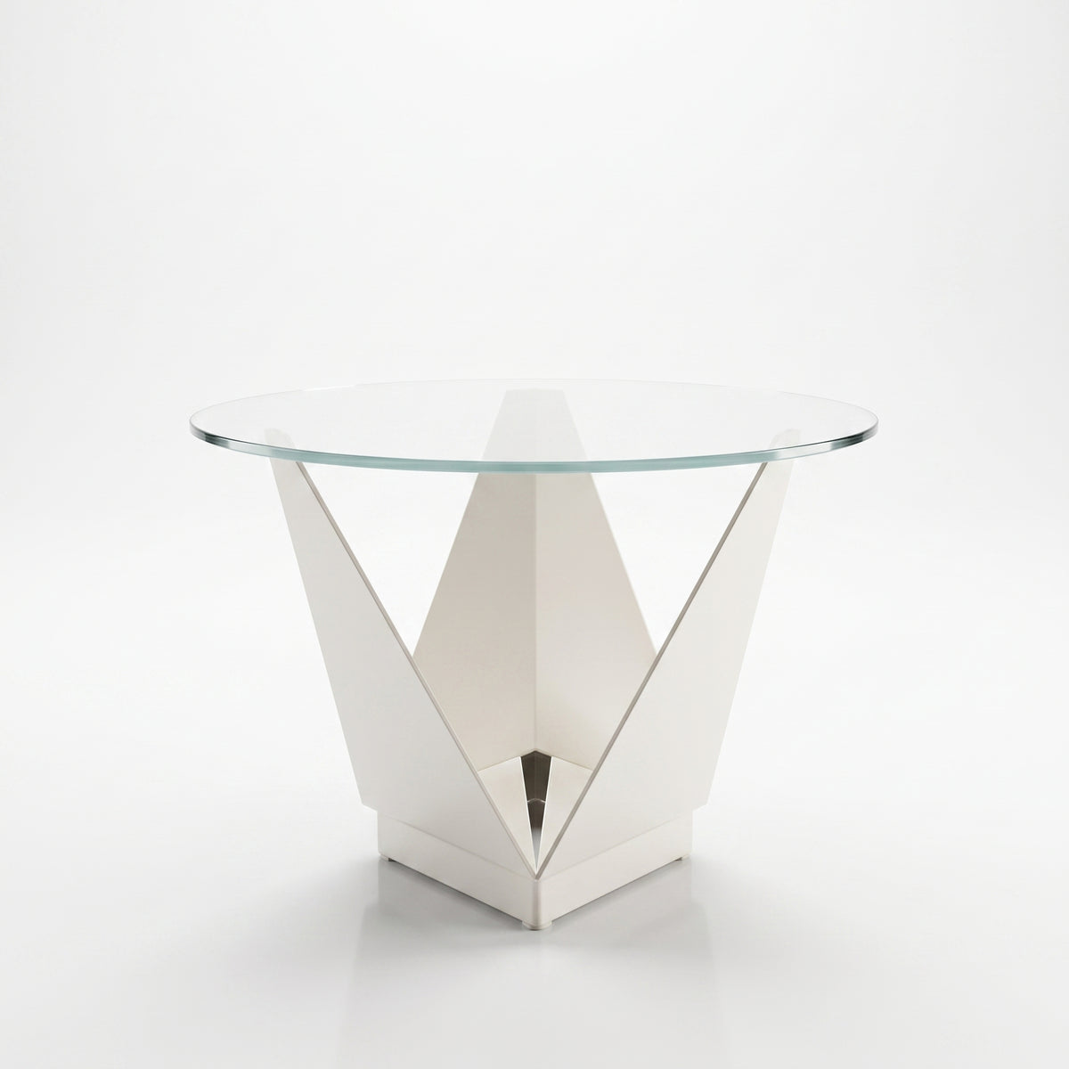 Mesa Tuca Circular Grande Blanca