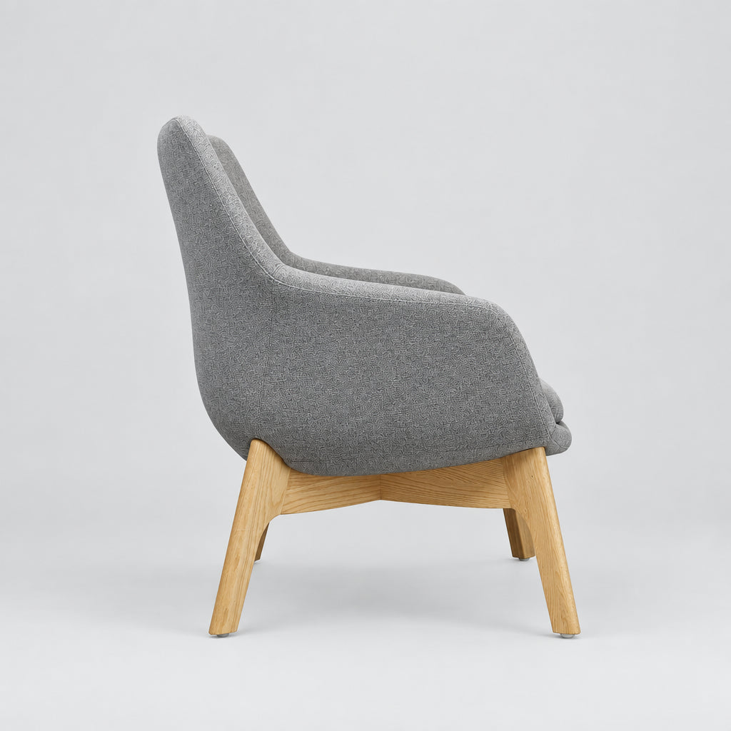 Poltrona Soft Seating Milano Gris - Medular Diseño Poltronas