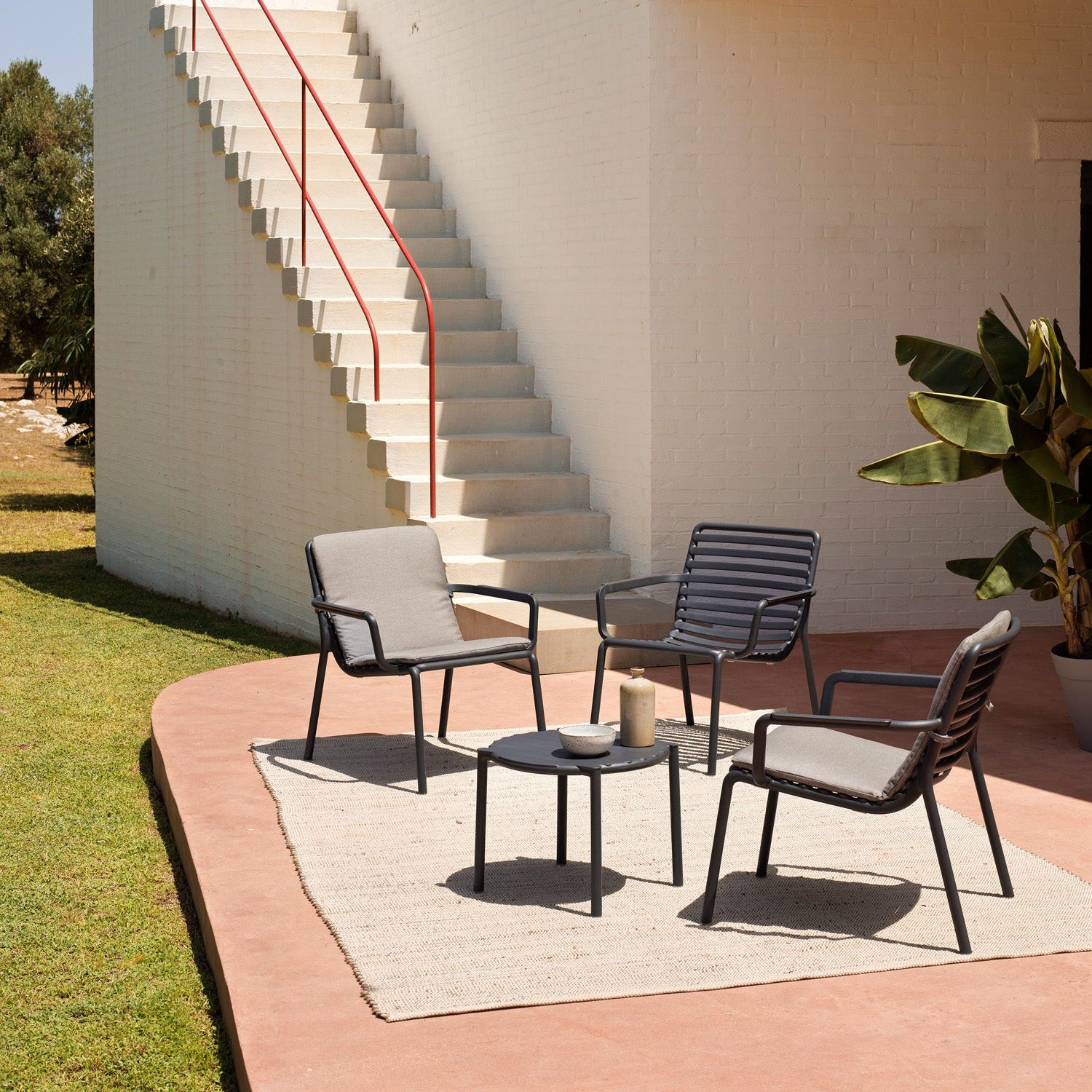 Cojín para Sillón de Terraza Doga Relax Nardi Gris Sunbrella