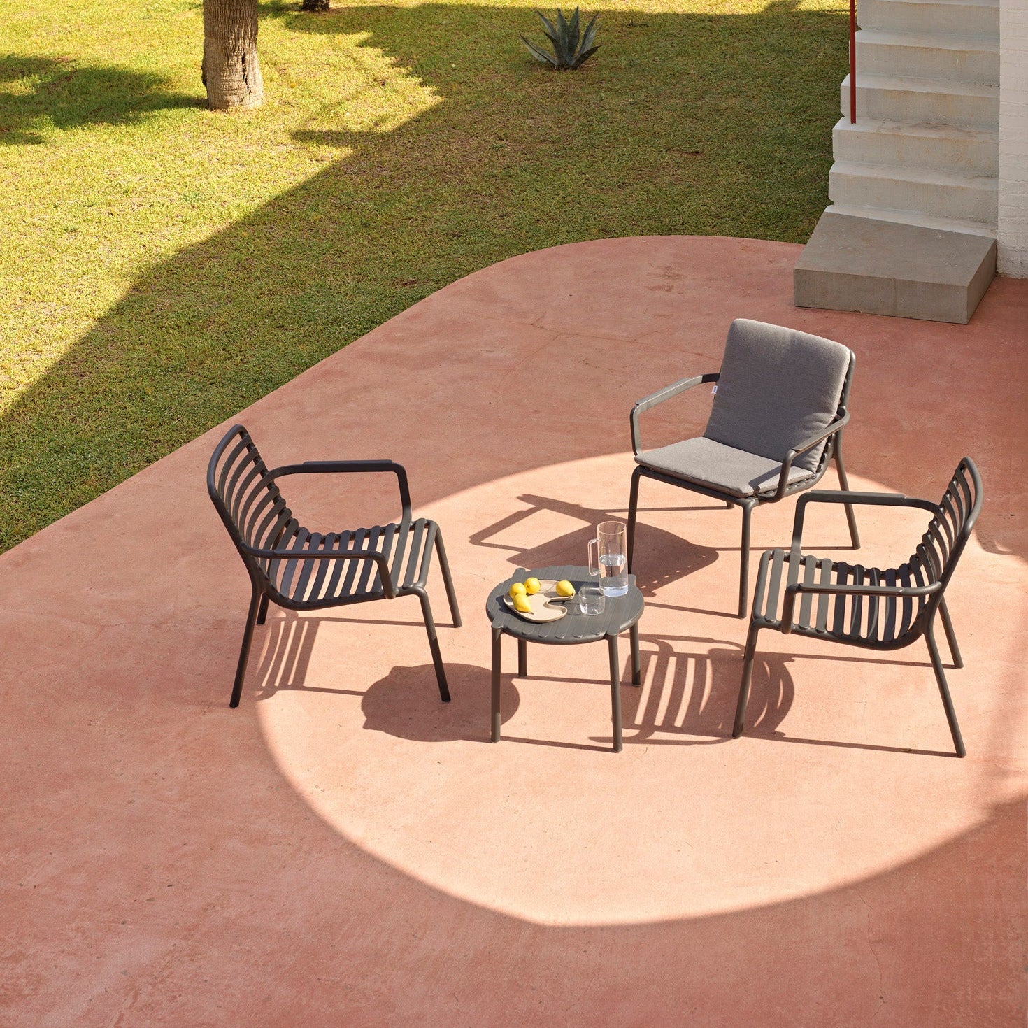 Cojín para Sillón de Terraza Doga Relax Nardi Gris Sunbrella