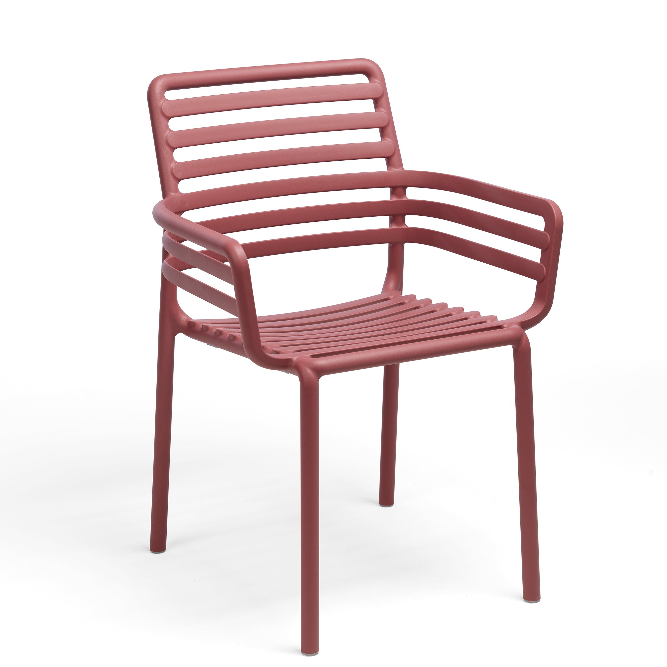 Silla Doga con brazos Marsala
