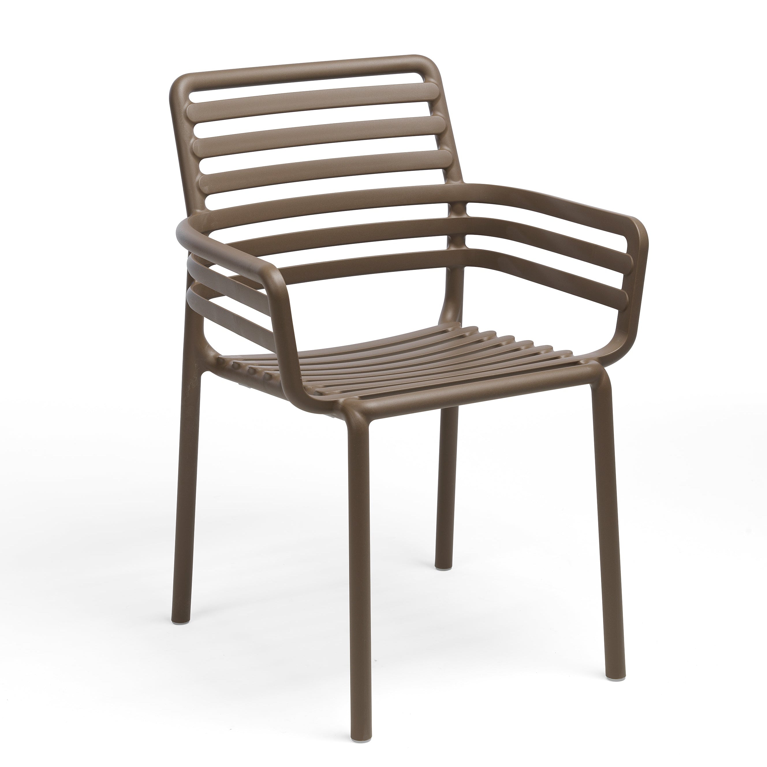 Silla Doga con brazos Tabacco