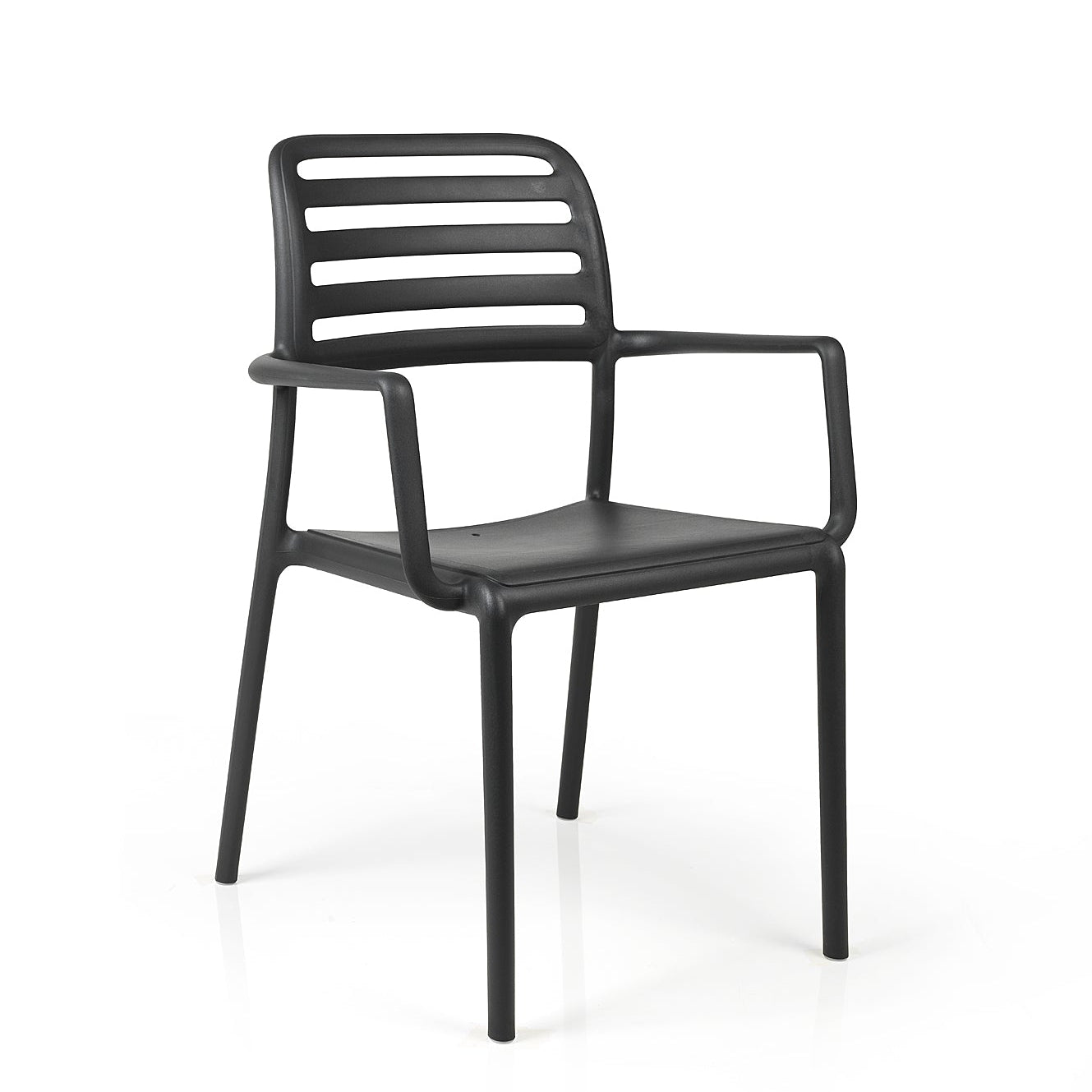 Silla Costa con brazos Grafito