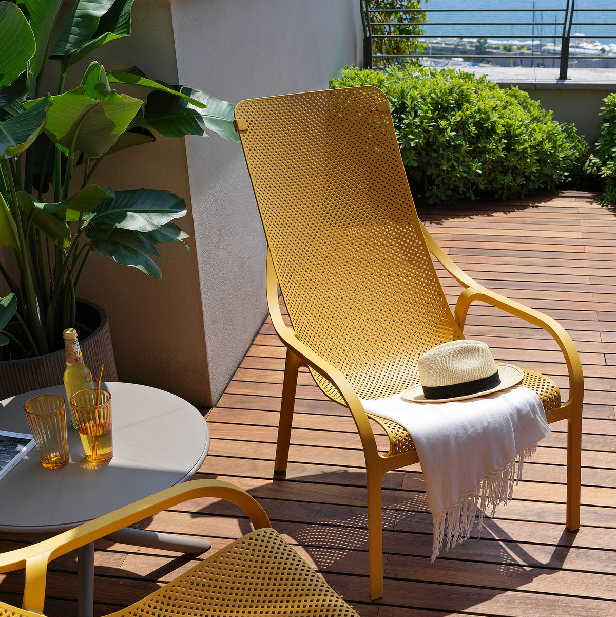 Sillon Net Lounge Senape