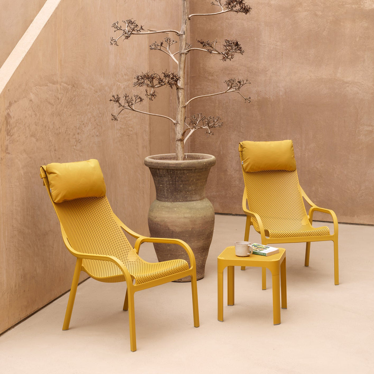 Sillon Net Lounge Senape