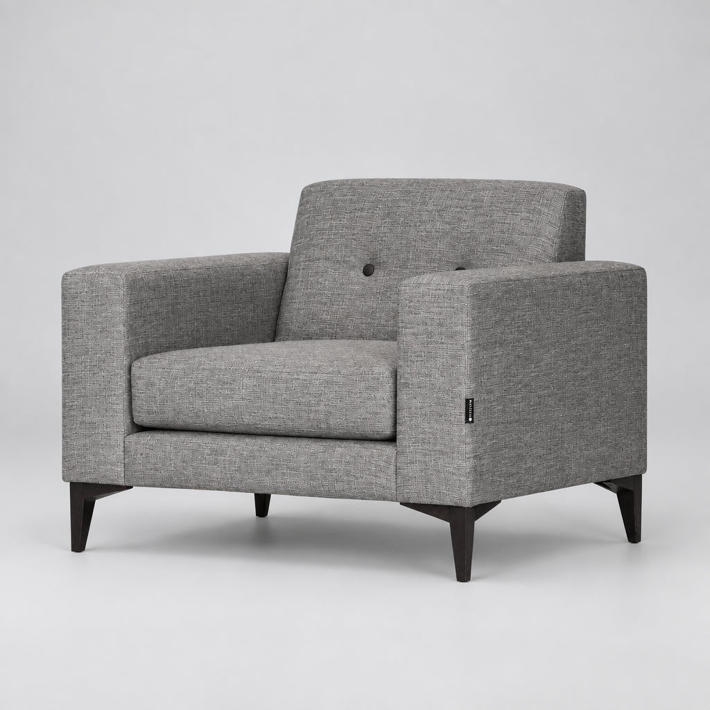 Poltrona Luk Tucumán Gris - Medular Diseño Poltronas