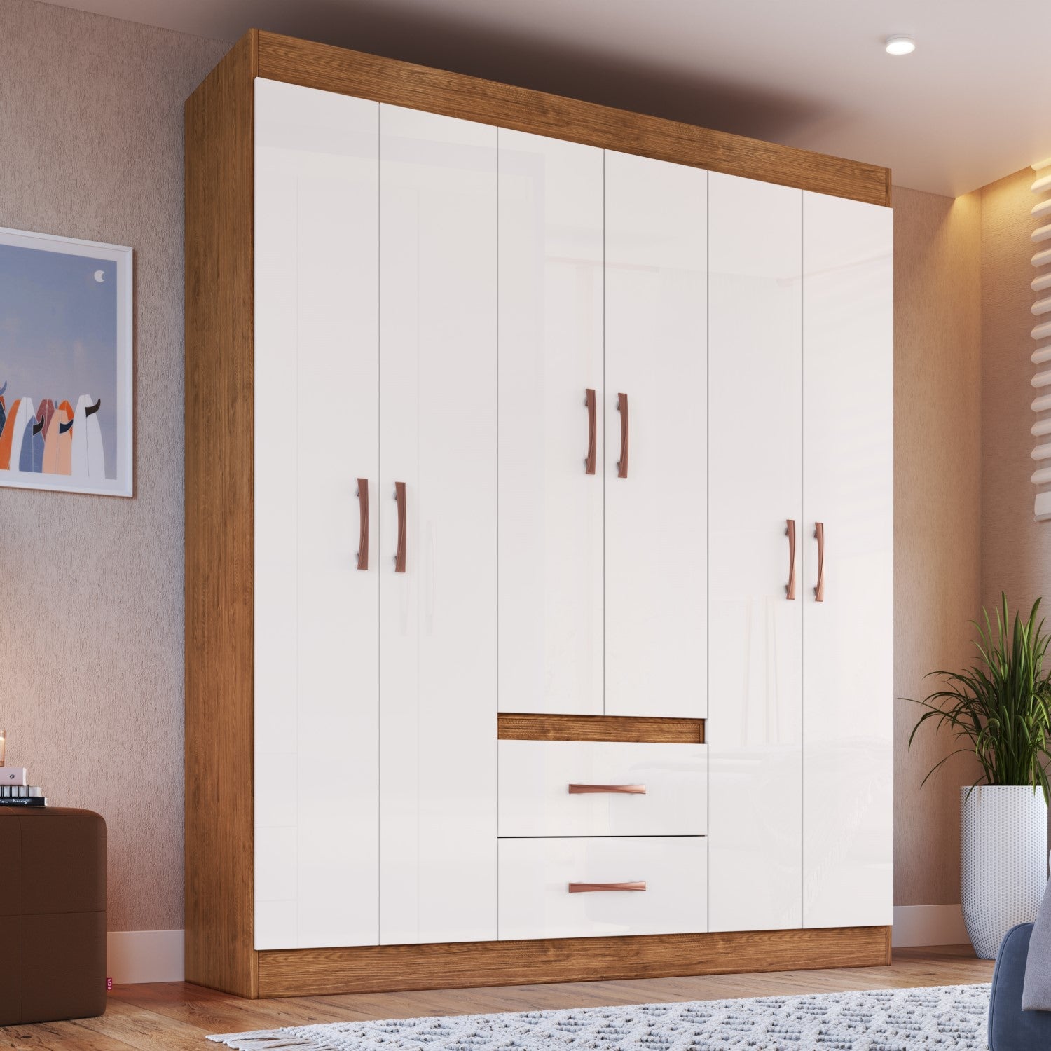 Closet Basic 6 Puertas