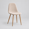 Silla Luxor Velvet Crema - Medular Diseño Silla