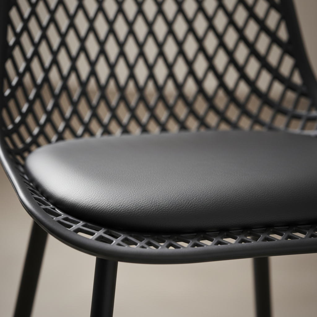 Silla Europa Negra Acolchada