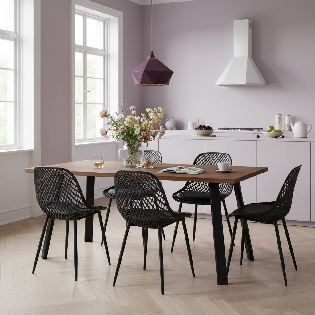 Comedor Paladio con Sillas Europa - Ambiente Pastel
