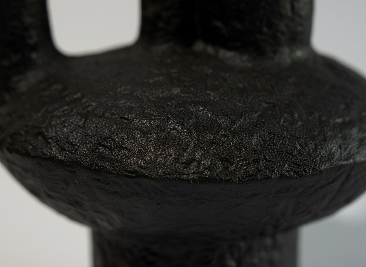 Jarrón Vesubio Black