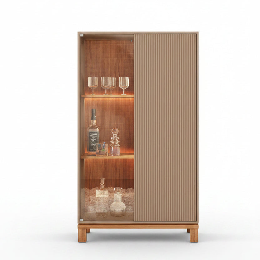 Vitrina Mondrian Gris Castaño