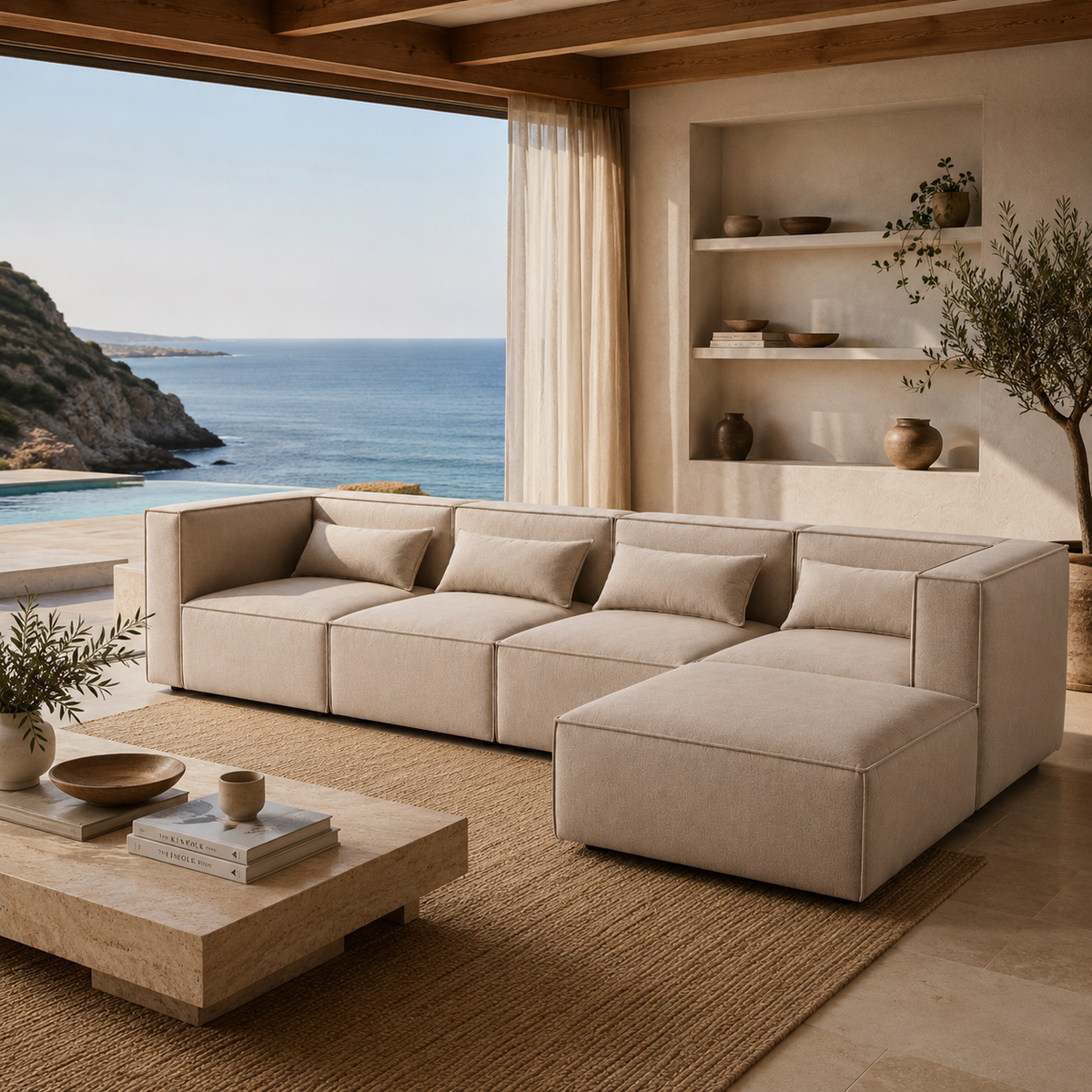 Sofá Habitat Gris Plata
