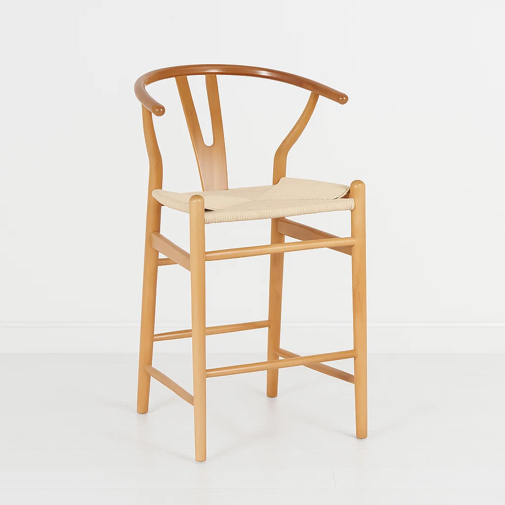 Taburete Wishbone Natural