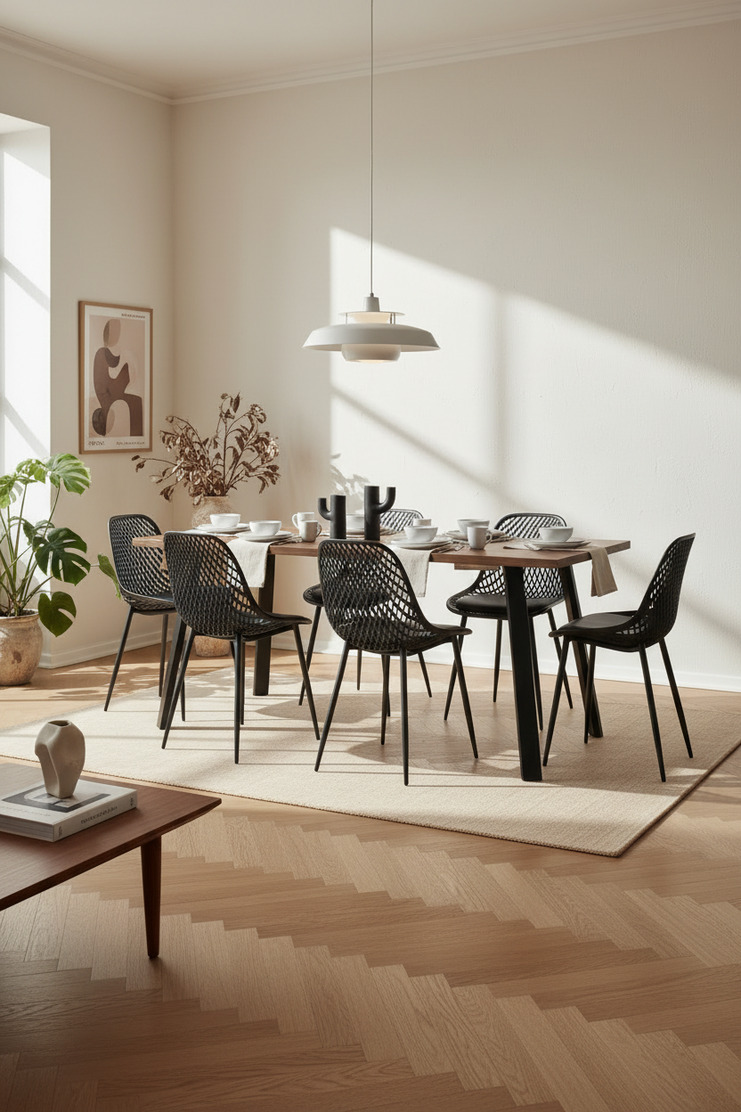 Juego Comedor Paladio + Europa Negra – DWR Chilenizado Portrait