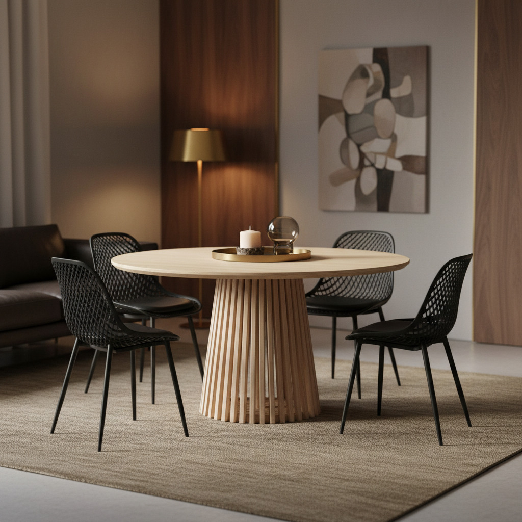 Juego Comedor Palisade - Estilo Minotti