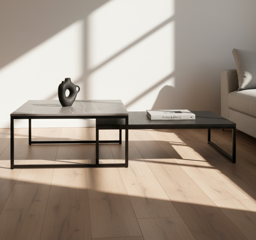 Mesa de Centro Duo Black Pietra