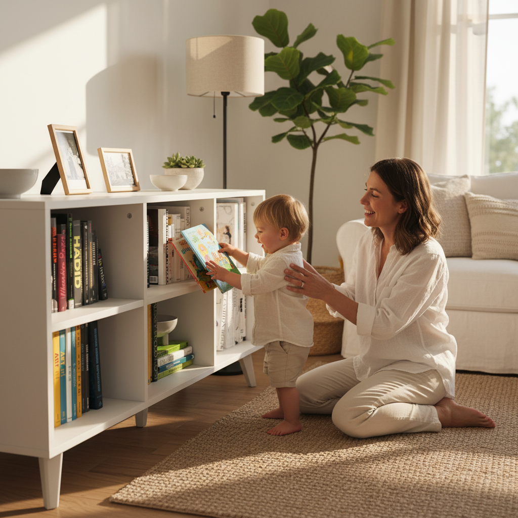 Momento de lectura madre e hijo