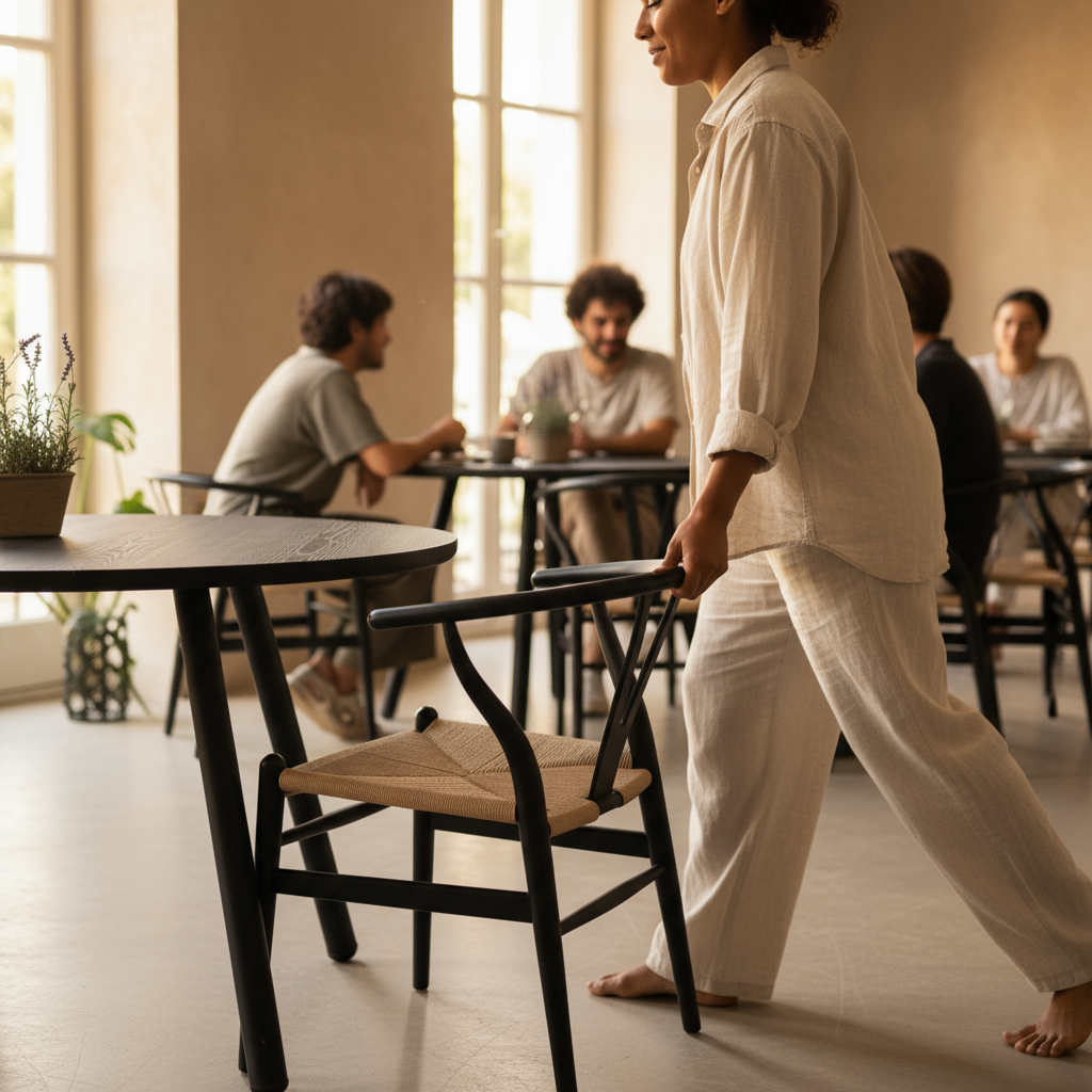 Mesa de Comedor Aula Black 4P