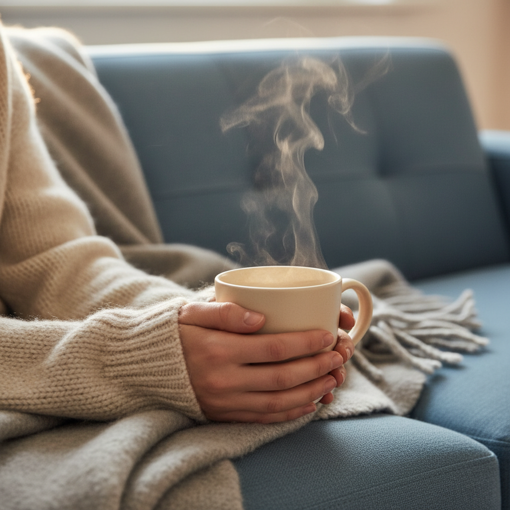 Muuto — Manos y taza