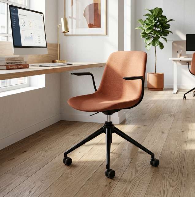 Silla oficina Joga Giratoria Tapizada