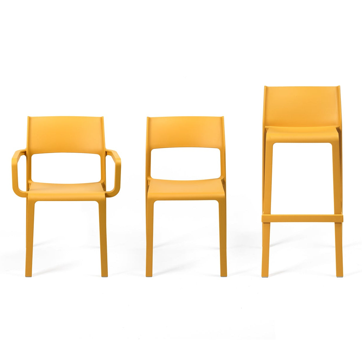 Silla Trill con brazos Senape