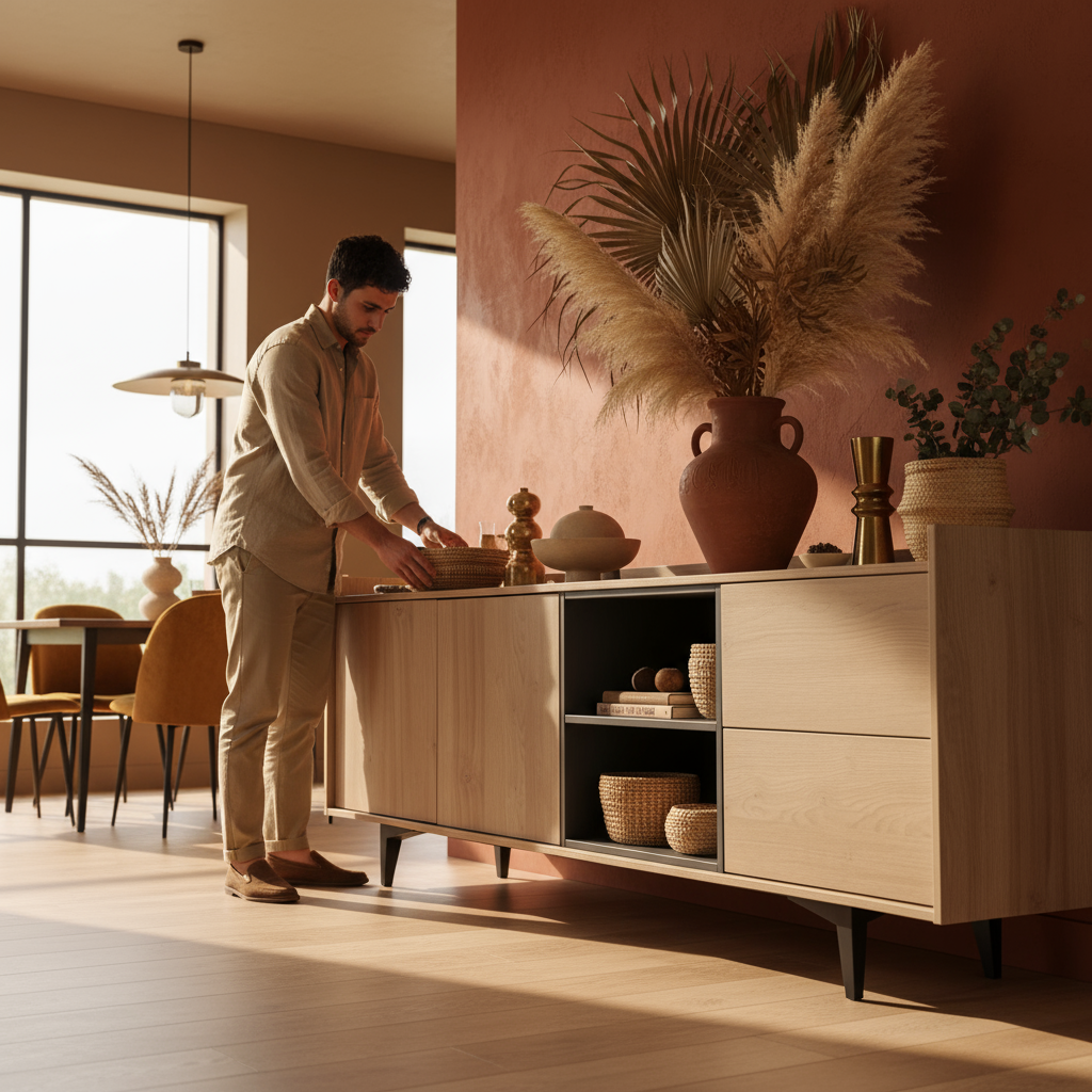 Ángulo bajo dramático - hombre