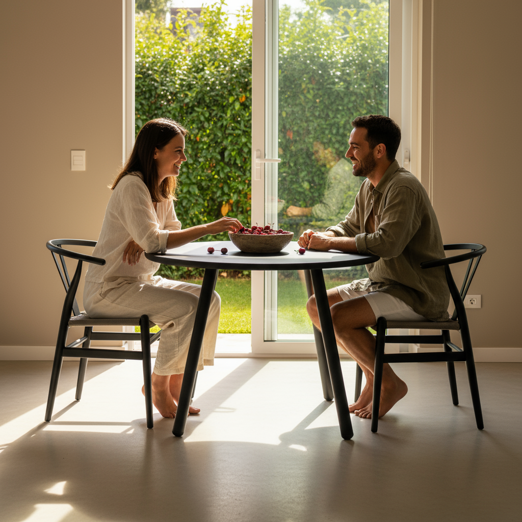 Mesa de Comedor Aula Black 4P