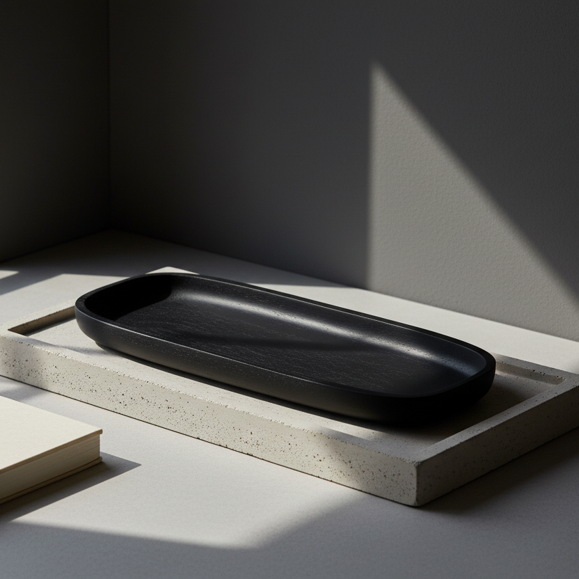 Plato Eliptik Negro - MENU