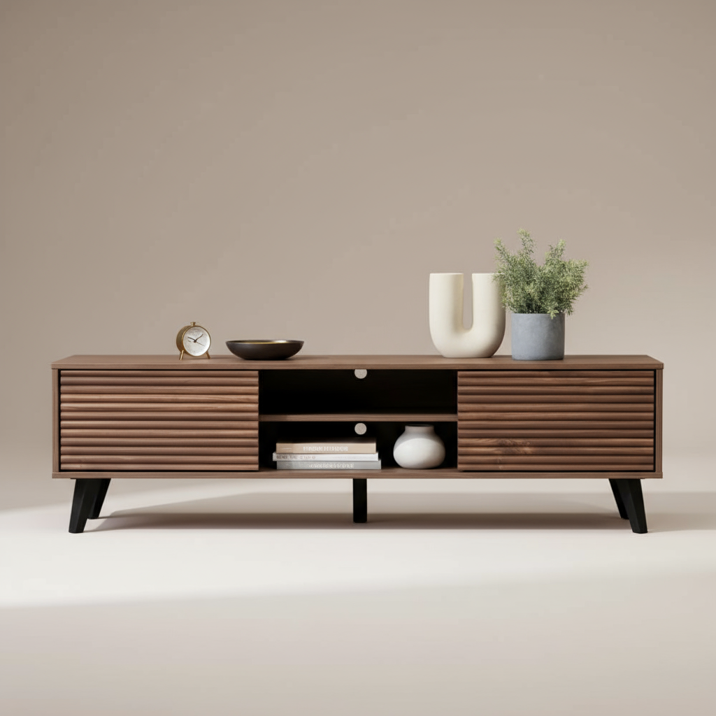 Rack Bajo Atacama Line Nogal