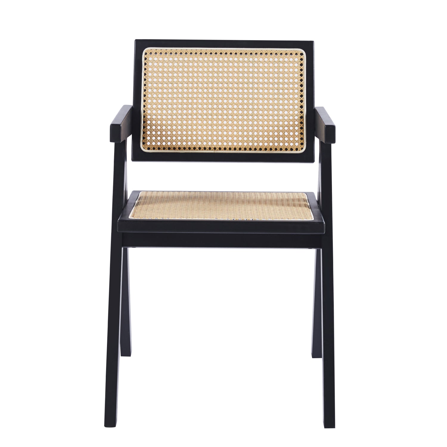 Silla Serene Rattan Negra