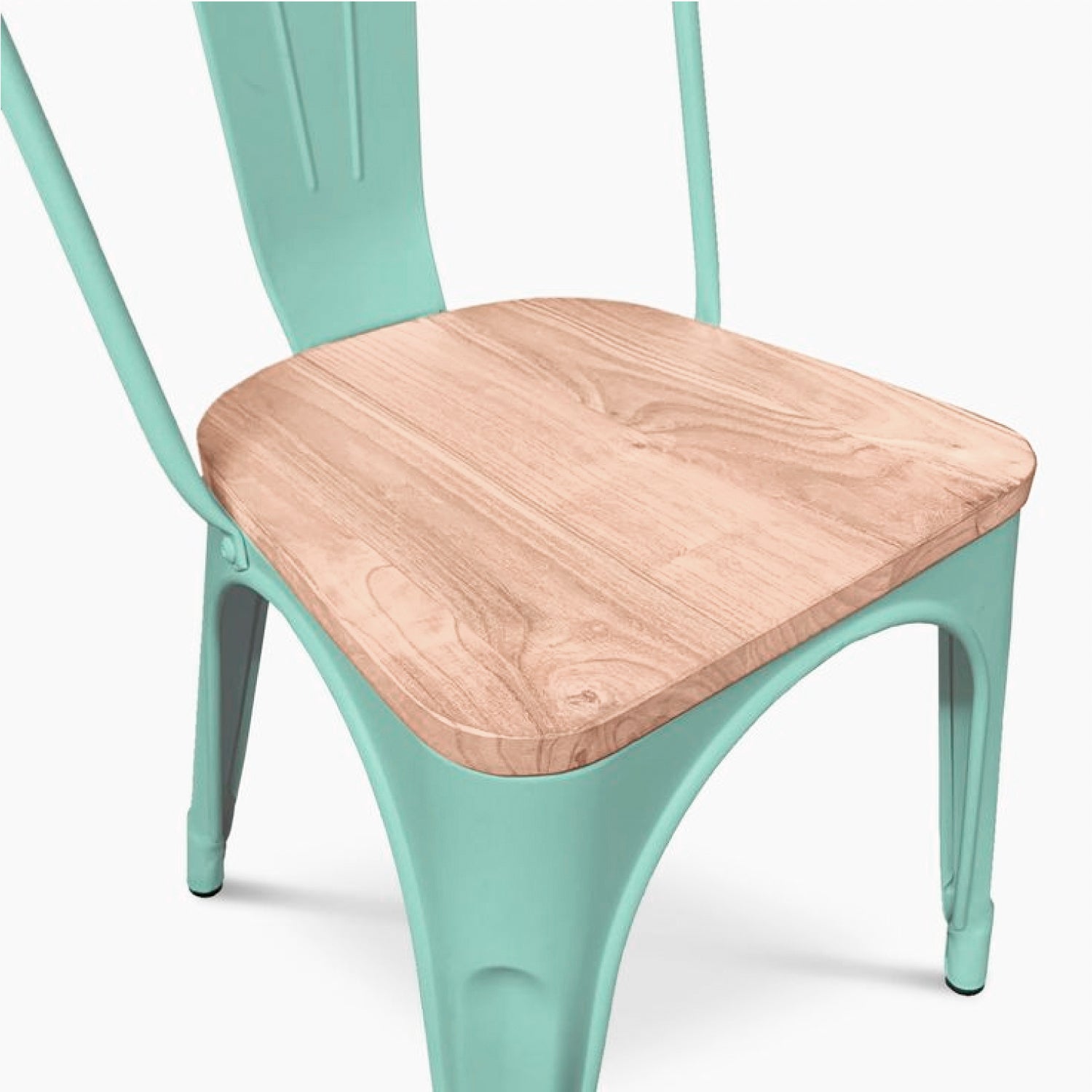 SILLA TÓLIX MENTA ASIENTO DE MADERA