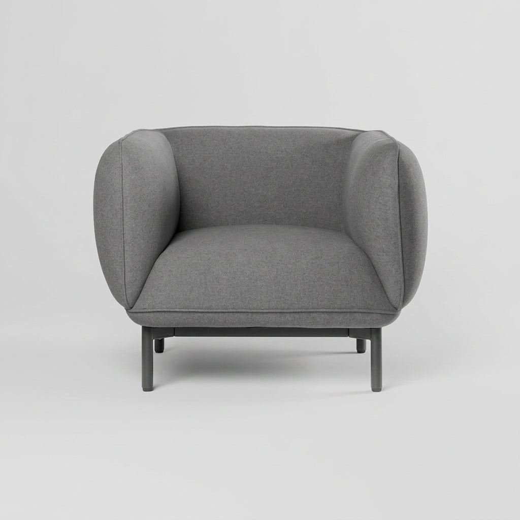 Sofá Soft Seating Sevilla 1C Gris - Medular Diseño Sofás